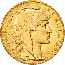 Coin, France, Marianne, 20 Francs, 1911, MS(64), Gold, KM:857, Gadoury:1064a