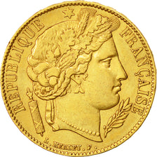 Francia, Cérès, 20 Francs, 1851, Paris, MBC, Oro, KM:762, Gadoury:1059