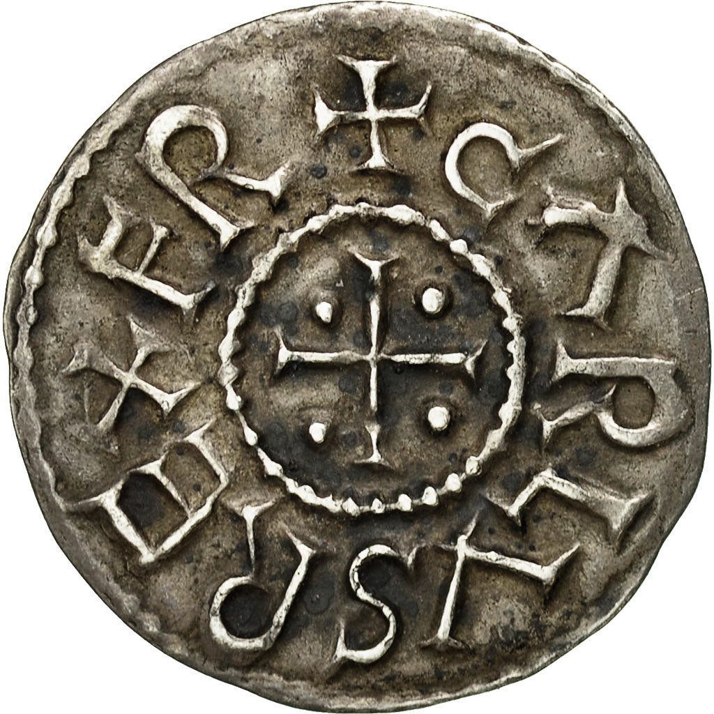 Coin, France, Charles le Chauve, Denarius, AU(50-53), Silver, Prou:1057
