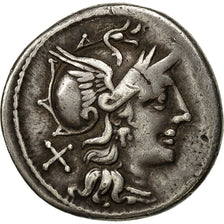 Monnaie, Atilia, Denier, Rome, TTB, Argent, Crawford:199/1a