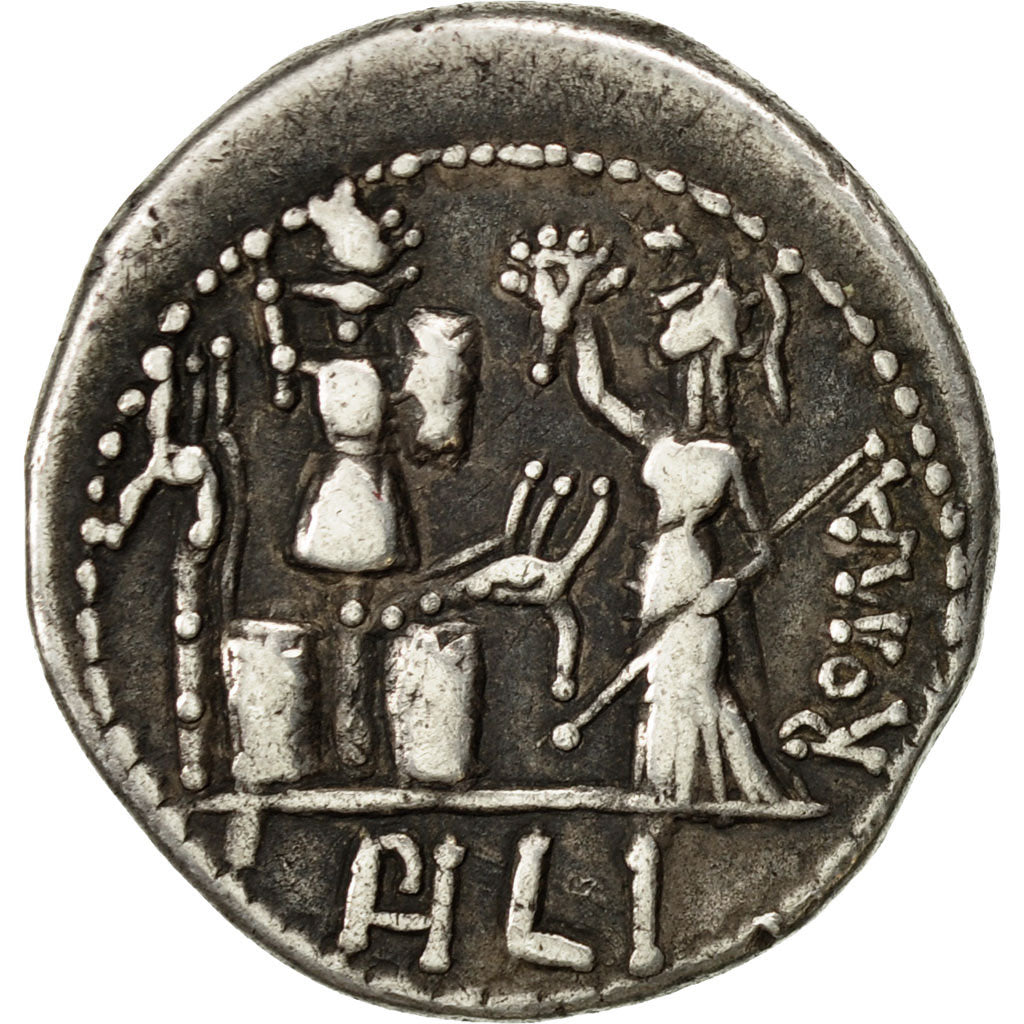 Coin, Furia, Denarius, Rome, EF(40-45), Silver, Crawford:281/1