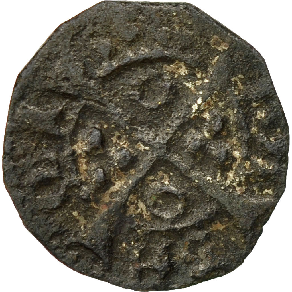 Monnaie, Espagne, Ferran II, Diner, Barcelona, TB, Billon