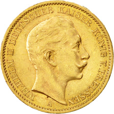 Coin, German States, PRUSSIA, Wilhelm II, 20 Mark, 1911, Berlin, MS(60-62)