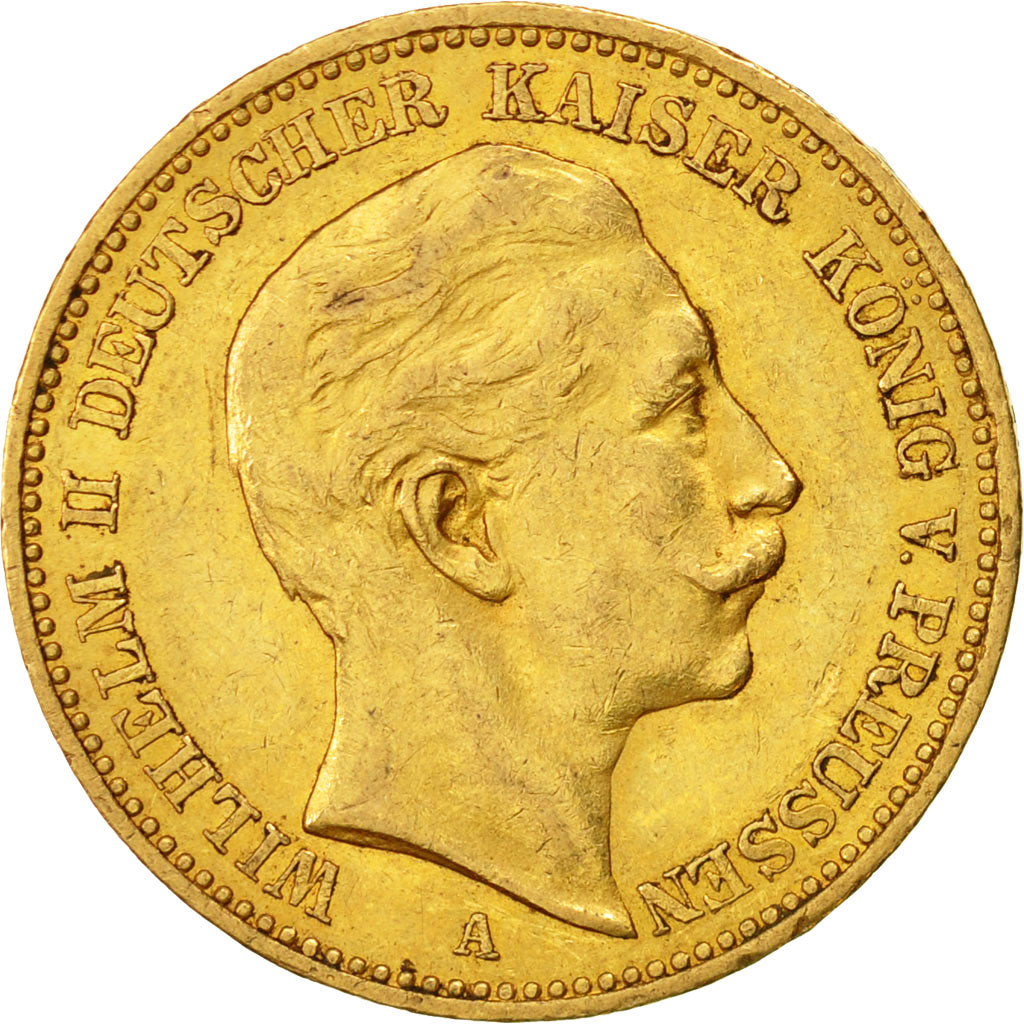 Moneta, Stati tedeschi, PRUSSIA, Wilhelm II, 20 Mark, 1900, Berlin, SPL-, Oro