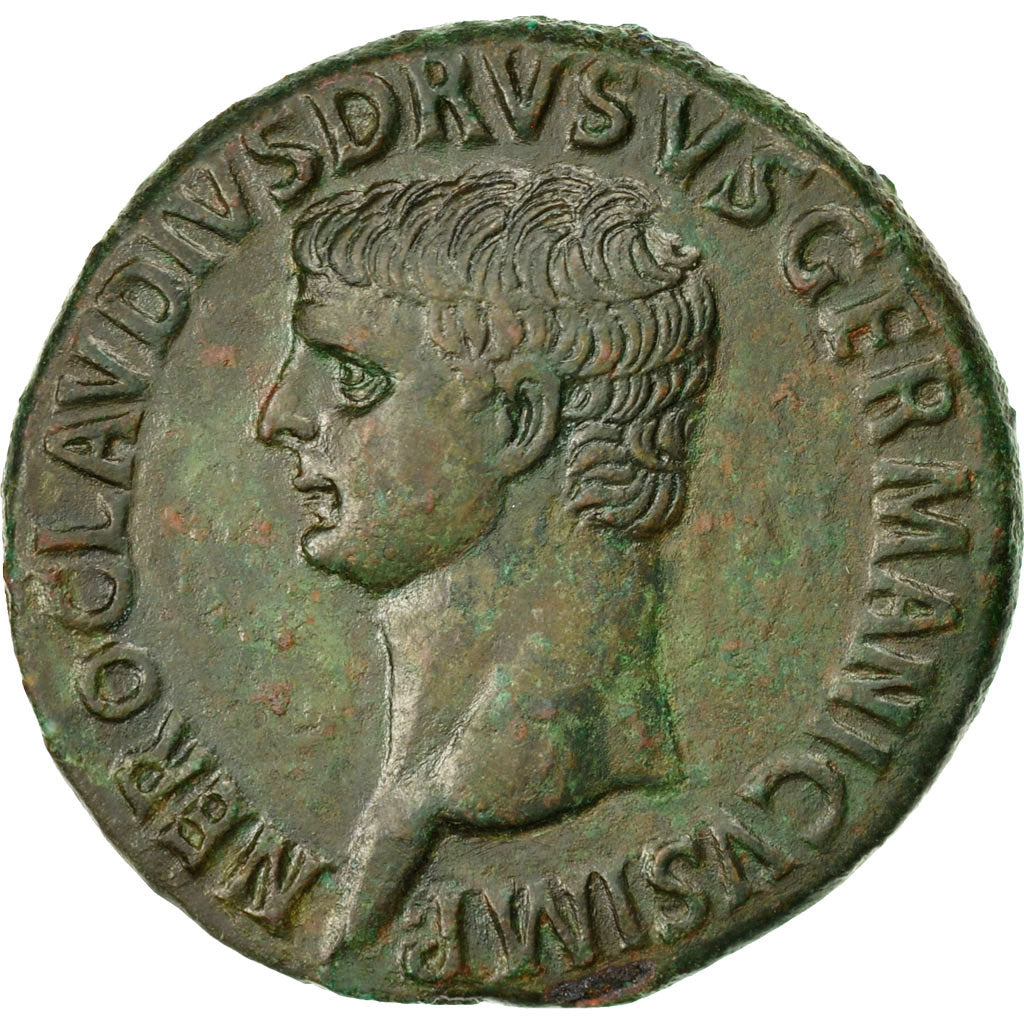 Coin, Nero Claudius Drusus, Sestertius, Rome, AU(55-58), Bronze, RIC:109