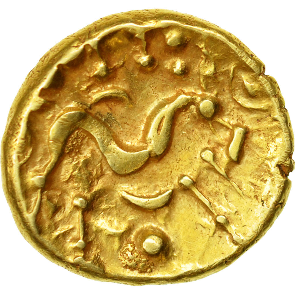 Coin, Ambiani, Stater, AU(50-53), Gold, Delestrée:240