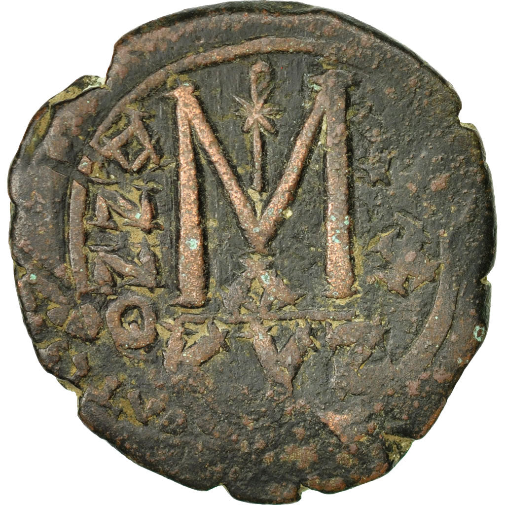 Coin, Maurice Tiberius, Follis, Kyzikos, VF(30-35), Bronze, Sear:519