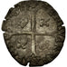 Moneda, Francia, Douzain de Navarre, 1593, BC+, Plata, Ciani:1566