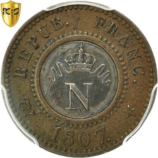 France, Napoleon I, 10 Centimes, Pattern, 1807, Paris, PCGS, SP53, AU(50-53)
