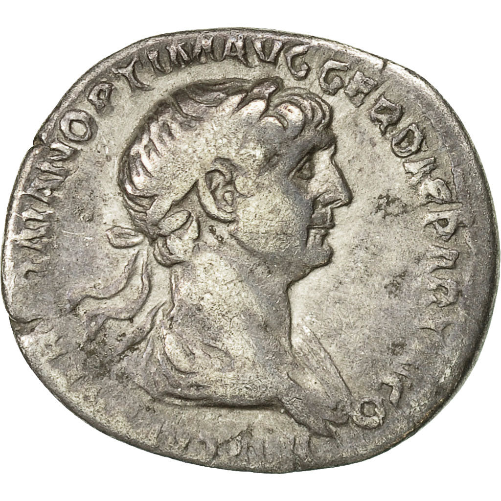 Coin, Trajan, Denarius, Rome, VF(20-25), Silver, RIC:346