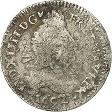 Coin, France, Louis XIV, 4 Sols aux 2 L, 4 Sols 2 Deniers, 1692, Troyes