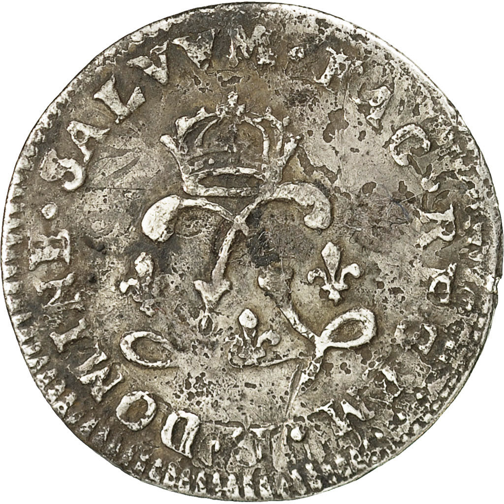 Coin, France, Louis XIV, 4 Sols aux 2 L, 4 Sols 2 Deniers, 1692, Troyes