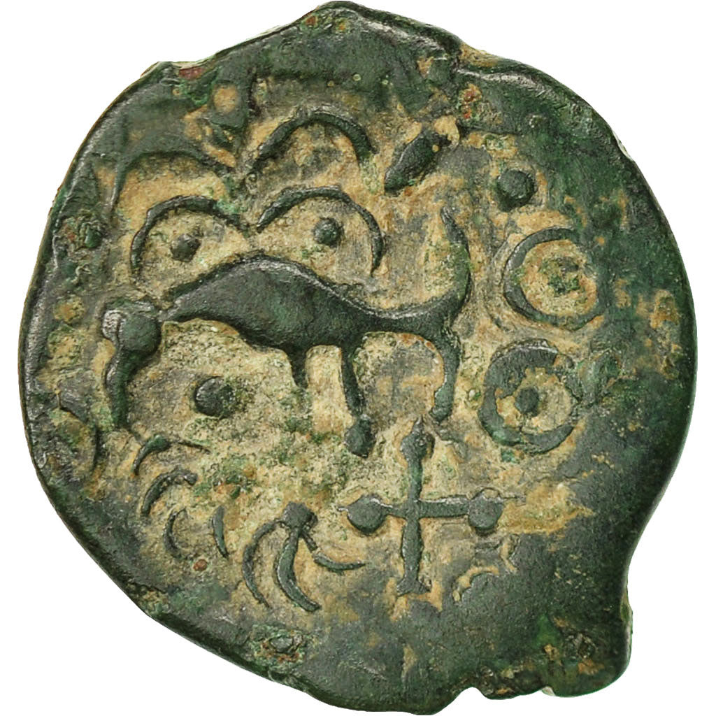 Monnaie, Sénons, Bronze, TTB, Bronze, Delestrée:2636