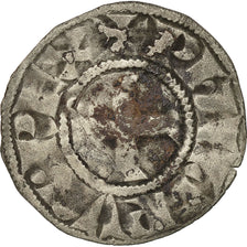 Coin, France, Philip IV, Denier Tournois à l'O rond, VF(30-35), Duplessy:223
