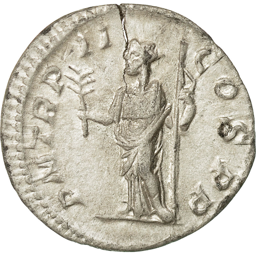 Moneta, Severus Alexander, Denarius, Rome, BB+, Argento, RIC:27