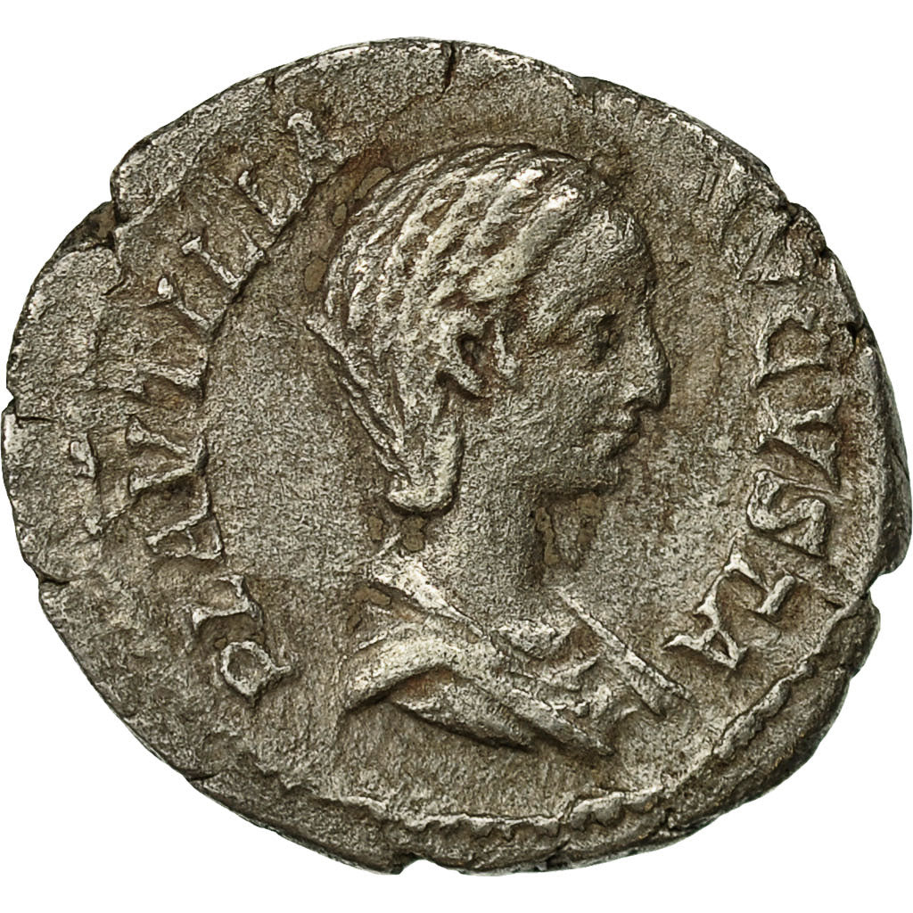 Coin, Plautilla, Denarius, Rome, EF(40-45), Silver, RIC:363