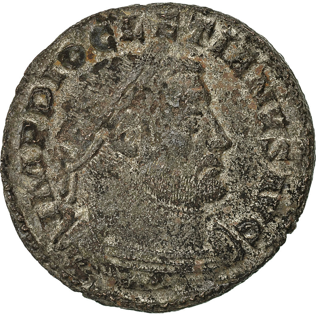 Monnaie, Dioclétien, Follis, Trèves, TTB, Billon, RIC:582a