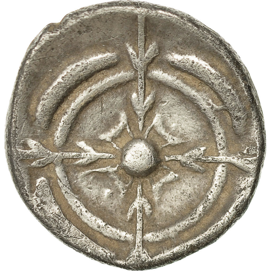 Coin, Southwestern Gaul, Drachm, EF(40-45), Silver