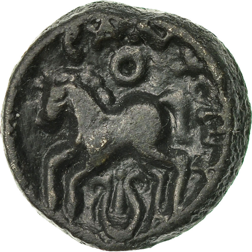 Coin, Sequani, Potin, AU(55-58), Potin, Delestrée:3259
