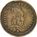 Moneda, Francia, Louis XIV, Liard, 1657, MBC, Cobre, C2G:250