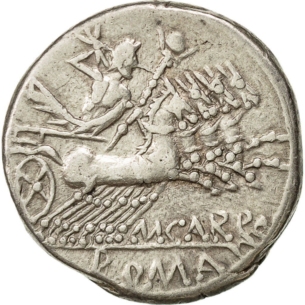 Coin, Papiria, Denarius, Rome, EF(40-45), Silver, Crawford:276/1