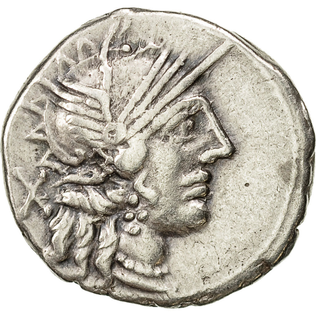 Coin, Porcia, Denarius, Rome, EF(40-45), Silver, Crawford:274/1