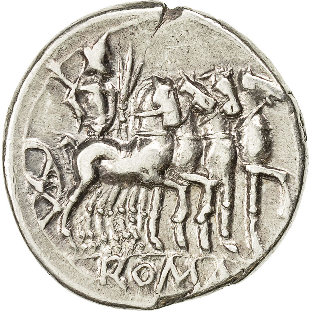 Coin, Vargunteia, Denarius, Rome, EF(40-45), Silver, Crawford:257/1