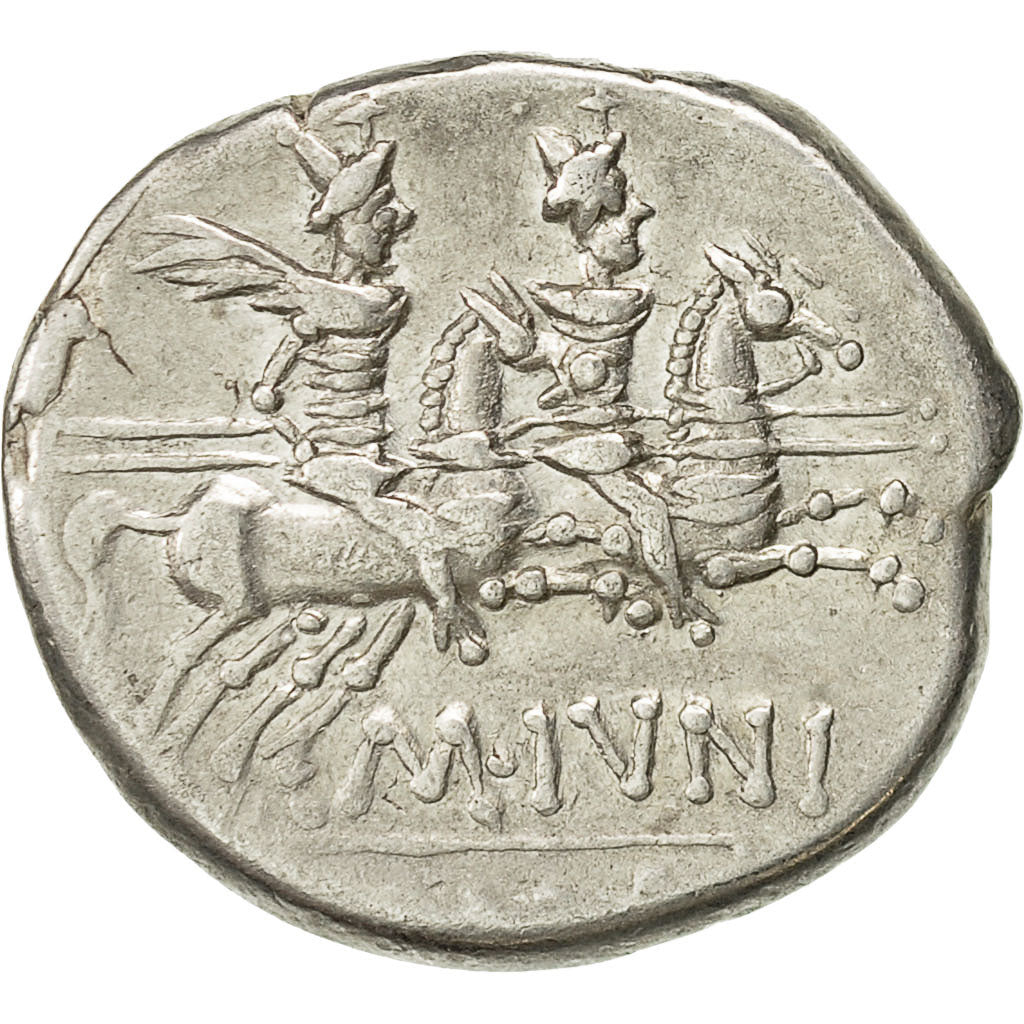 Münze, Junia, Denarius, Rome, SS, Silber, Crawford:220/1