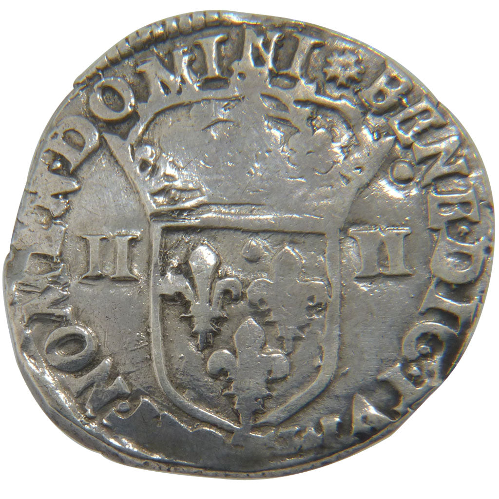 FRANCE, ¼ Ecu, 1600, Nantes, VF(20-25), Silver, Ciani #1517, 9.50