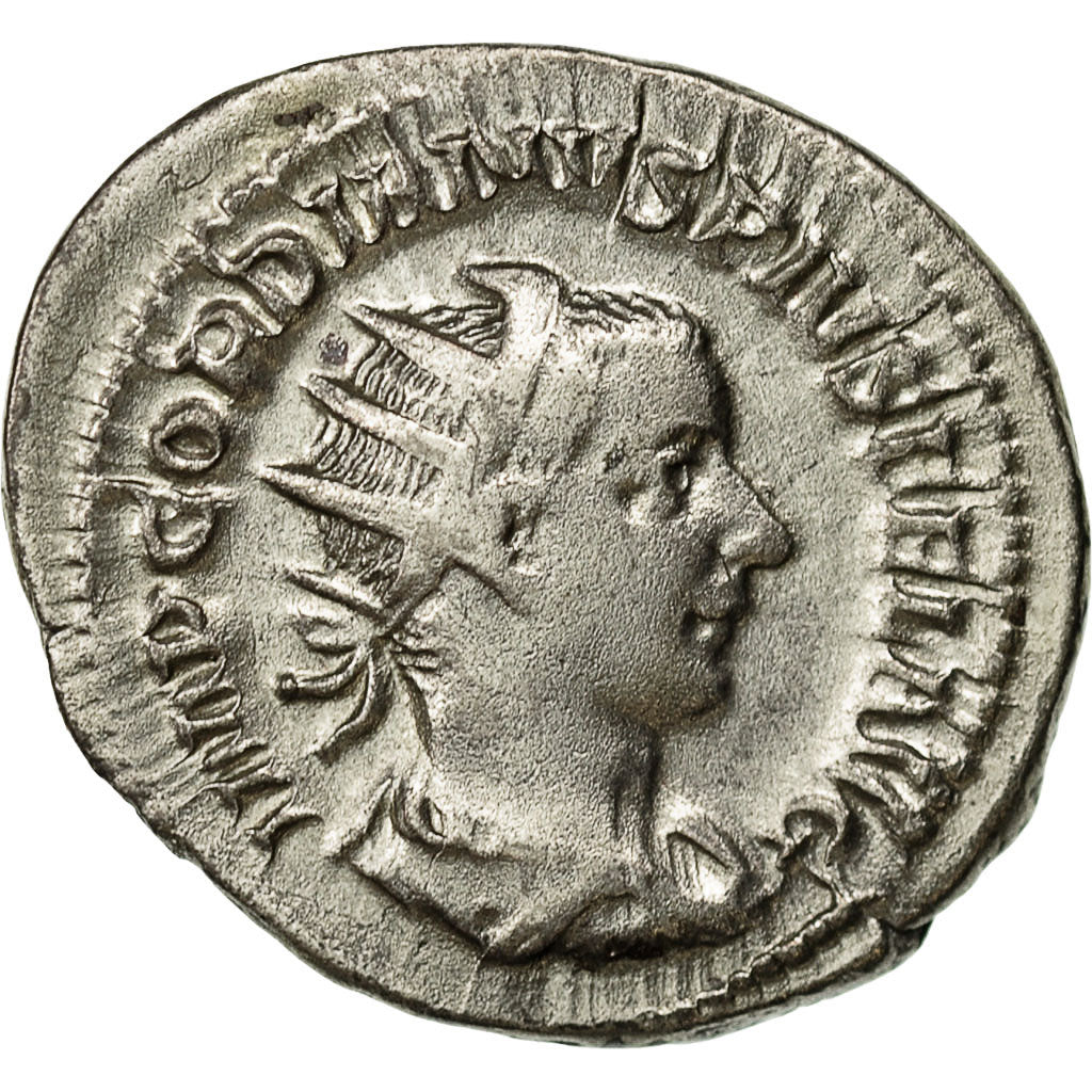Coin, Gordian III, Antoninianus, Rome, AU(50-53), Billon, RIC:86