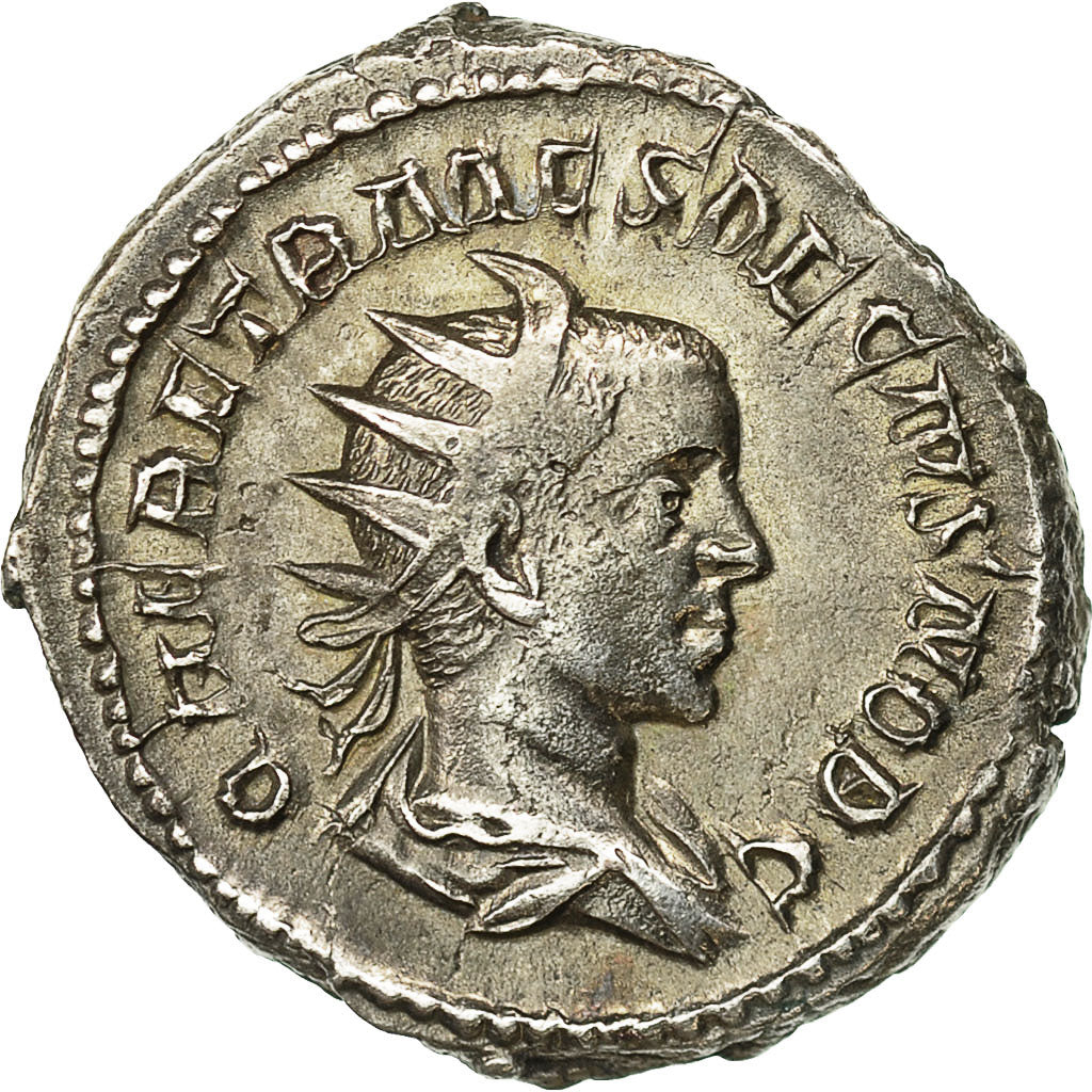 Coin, Herennius Etruscus, Antoninianus, Rome, AU(50-53), Billon, RIC:143