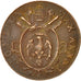 Coin, ITALIAN STATES, PAPAL STATES, Leo XII, Mezzo (1/2) Baiocco, 1824