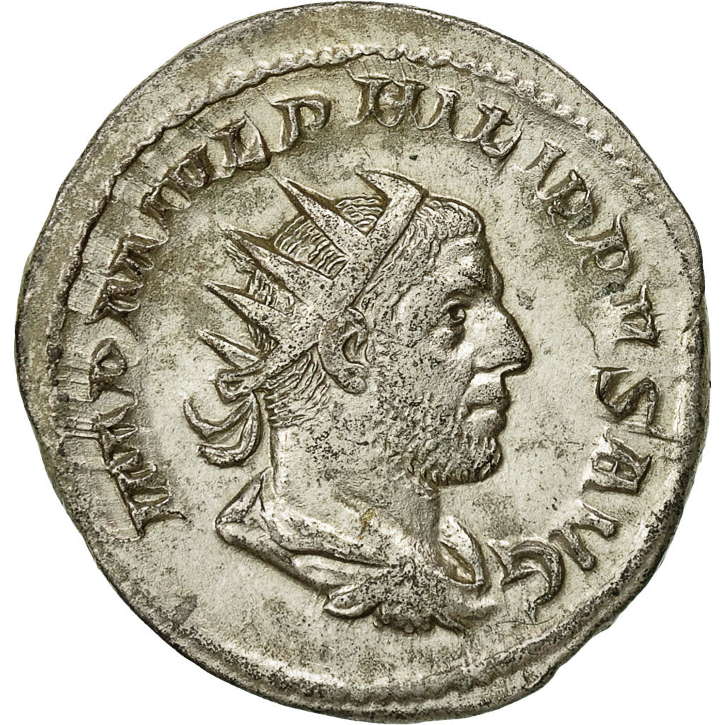 Coin, Philip I, Antoninianus, Rome, EF(40-45), Billon, RIC:45