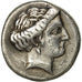 Monnaie, Eubée, Chalcis, Drachme, TTB, Argent, HGC:4-1463