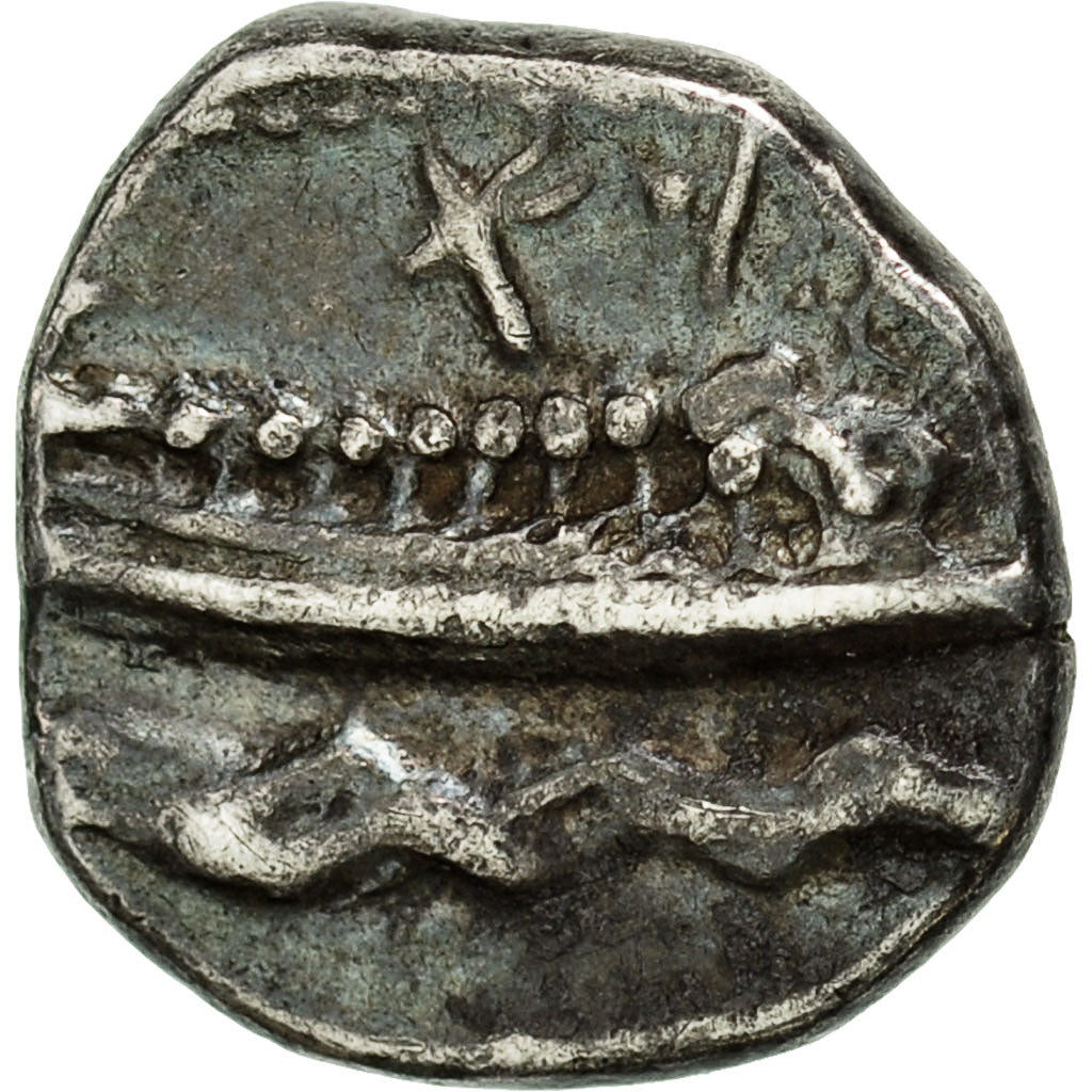 Coin, Phoenicia, Arados, Obol, Arados, EF(40-45), Silver, HGC:10-46