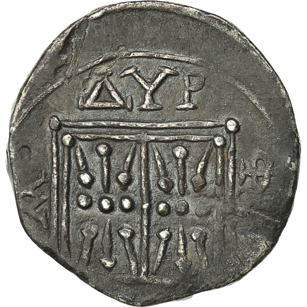 Coin, Illyria, Dyrrhachium, Drachm, Dyrrhachium, EF(40-45), Silver, SNG Cop:493