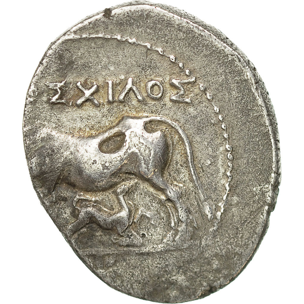 Moneta, Illyria, Apollonia, Drachm, Apollonia, BB, Argento, BMC:34
