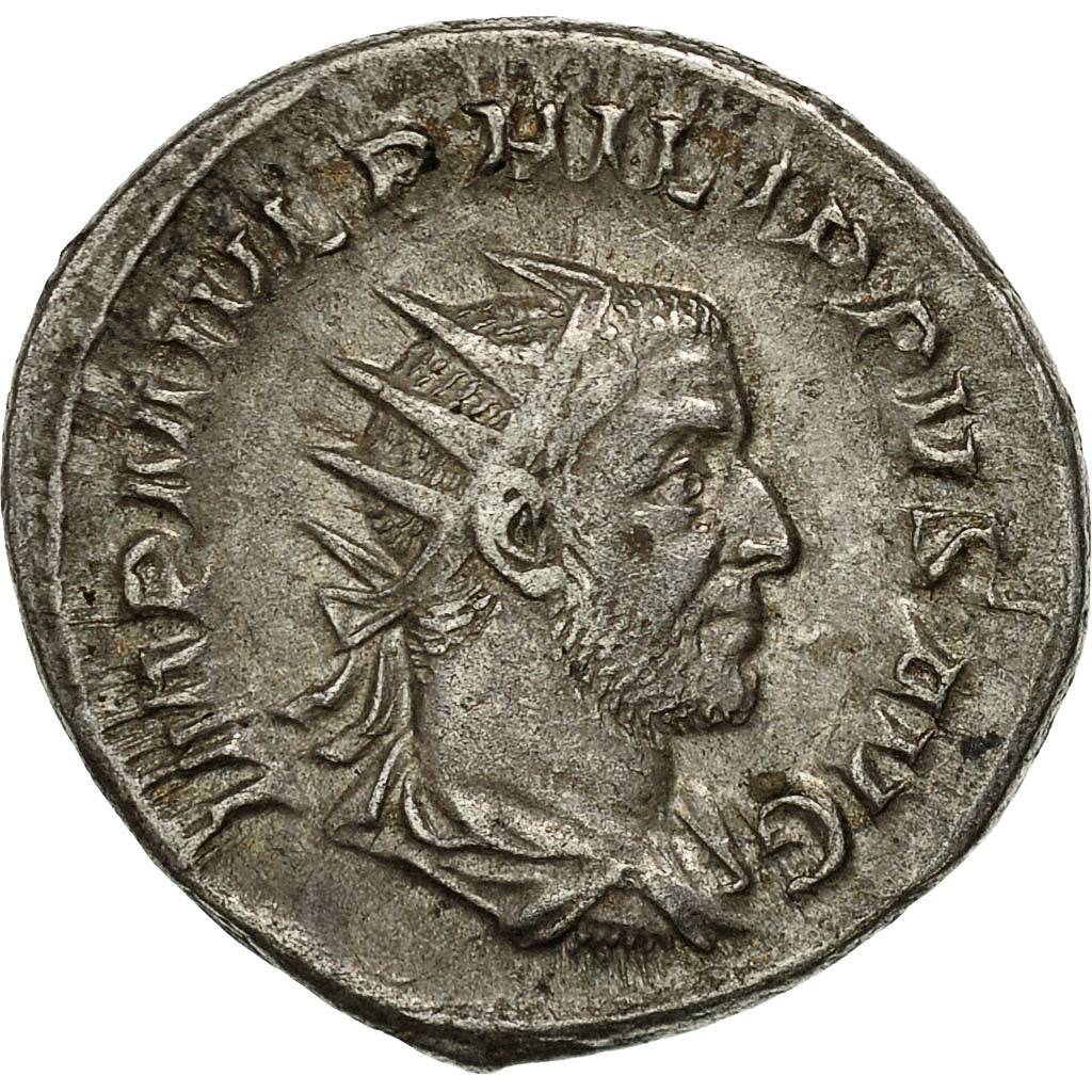 Coin, Philip I, Antoninianus, Rome, EF(40-45), Billon, RIC:3