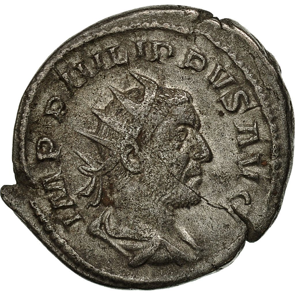 Coin, Philip I, Antoninianus, Rome, EF(40-45), Billon, RIC:57