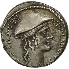 Coin, Plancia, Denarius, Rome, AU(50-53), Silver, Crawford:432/1