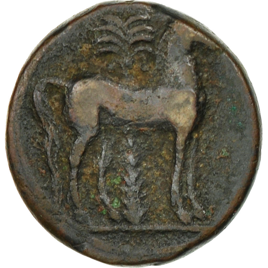 Carthage, Zeugitane, Bronze Unit AE16, Carthage, EF(40-45), SNG Cop:109-119