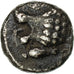 Coin, Ionia, Miletos, Tetartemorion, EF(40-45), Silver