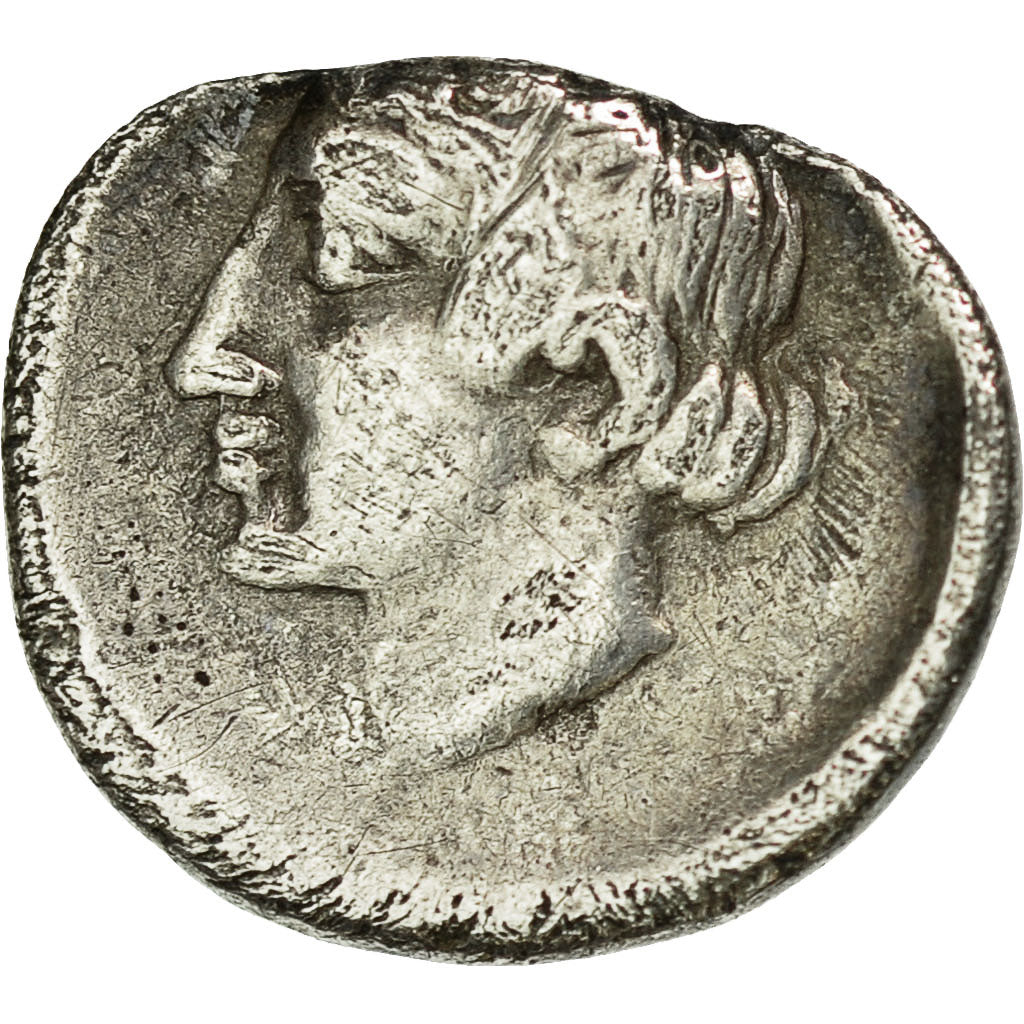 Münze, Calabria, Tarentum, Litra, S+, Silber, HN Italy:840