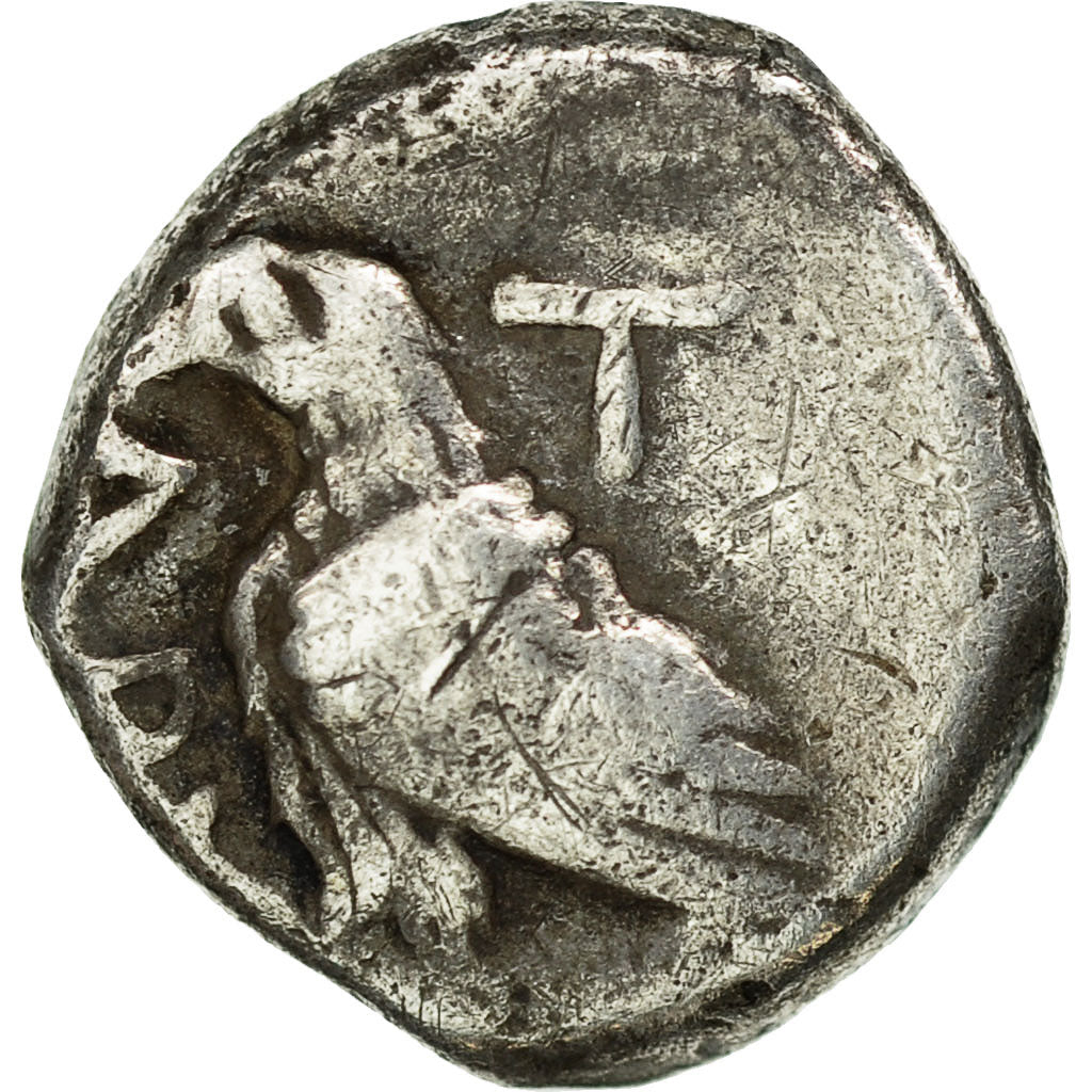 Coin, Troas, Abydos, Obol, VF(30-35), Silver, BMC:6