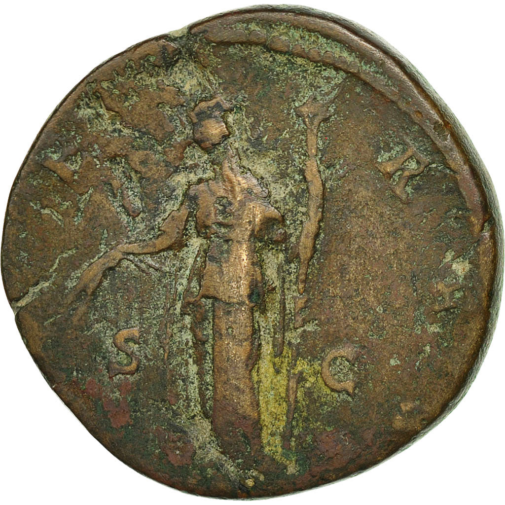 Coin, Faustina I, Sestertius, Rome, VF(30-35), Bronze, RIC:1128