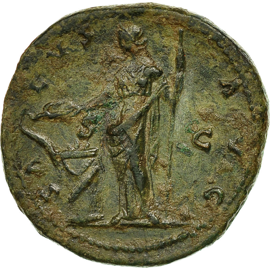 Coin, Antoninus Pius, Dupondius, Rome, EF(40-45), Bronze, RIC:668