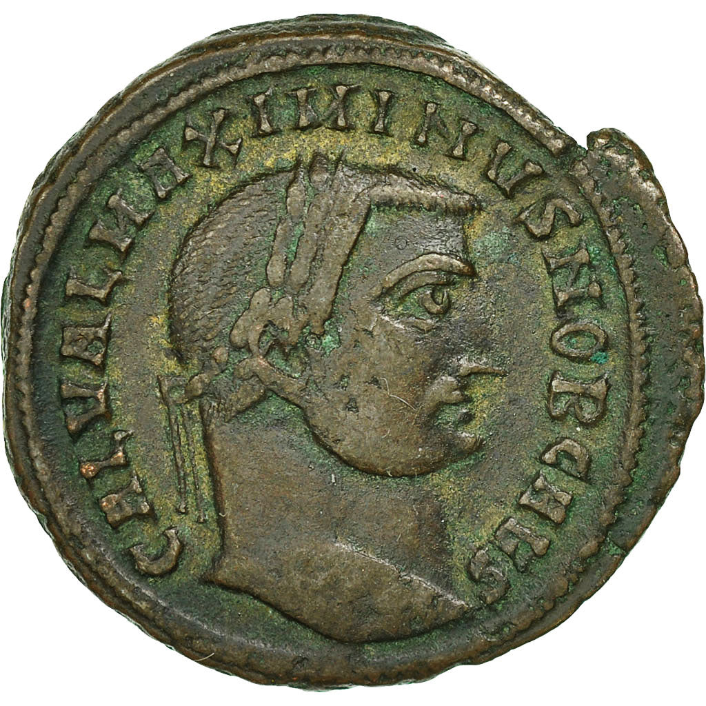 Coin, Maximinus II, Follis, Alexandria, EF(40-45), Bronze, RIC:100a