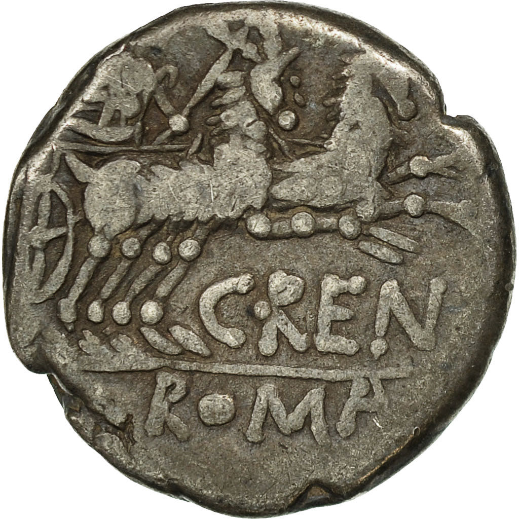 Coin, Renia, Denarius, Rome, VF(30-35), Silver, Crawford:231/1