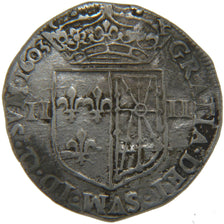 FRANCE, 1/4 ECU, 1603, Morlaas, KM #1.2, VF(30-35), Silver, Ciani #1519, 9.40