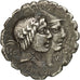 Coin, Fufia, Denarius Serratus, Rome, EF(40-45), Silver, Crawford:403/1